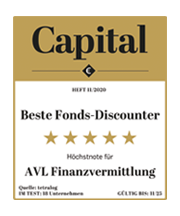 Capital Siegel - Beste Fonds-Discounter: Höchstnote für AVL